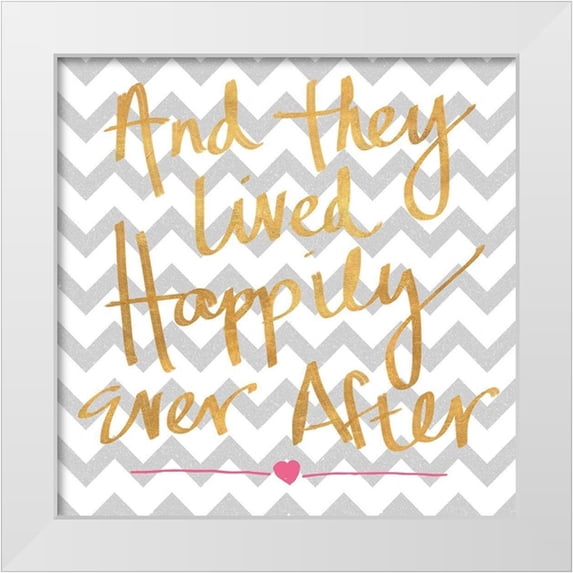 SD Graphics Studio 26x26 White Modern Wood Framed Museum Art Print Titled - Wedding III