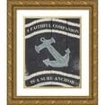 thumbnail image 1 of SD Graphics Studio 26x32 Gold Ornate Wood Framed with Double Matting Museum Art Print Titled - Anchor I, 1 of 4
