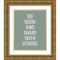 thumbnail image 1 of SD Graphics Studio 26x32 Gold Ornate Wood Framed with Double Matting Museum Art Print Titled - Do Good, 1 of 4