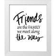 thumbnail image 1 of SD Graphics Studio 26x32 White Modern Wood Framed Museum Art Print Titled - Friends Are Family, 1 of 4