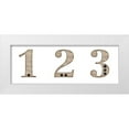 thumbnail image 1 of SD Graphics Studio 32x14 White Modern Wood Framed Museum Art Print Titled - Elementary 123, 1 of 4