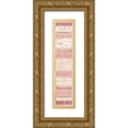 thumbnail image 1 of SD Graphics Studio 6x14 Gold Ornate Wood Framed with Double Matting Museum Art Print Titled - Bathroom Rules, 1 of 4
