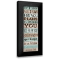 thumbnail image 1 of SD Graphics Studio 9x18 Black Modern Framed Museum Art Print Titled - Plans to GIve you Hope, 1 of 5