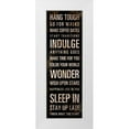 thumbnail image 1 of SD Graphics Studio 9x18 White Modern Wood Framed Museum Art Print Titled - Hang Tough, 1 of 4