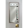 thumbnail image 1 of SD-LC1730RMERGD 17 in.x 30 in.Recessed Single Door Cabinet with Contemporary Lights - Meridian Gold-Gold, 1 of 1