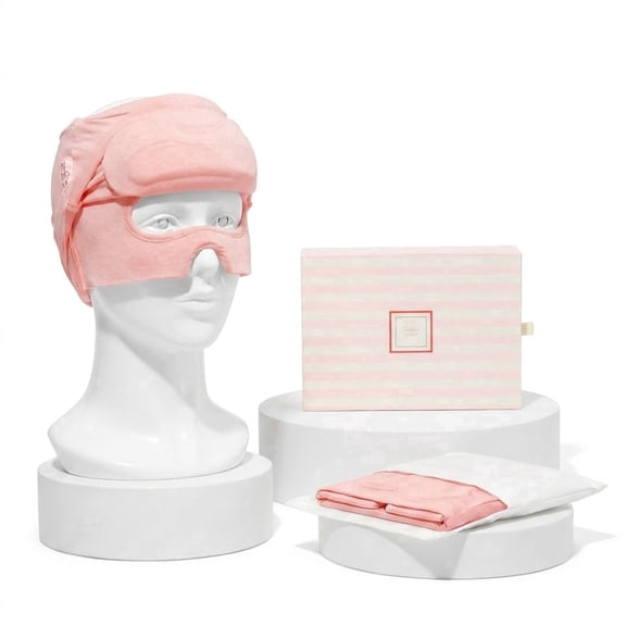 Sweet Dreams Luxe Beauty Migraine & Headache Cooling Cap  Hot/Cold Gel with Eye Mask