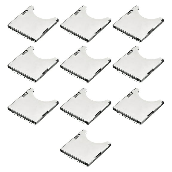 SD Memory Card Socket Holder Spring Loaded Push Type 10Pin 10pcs
