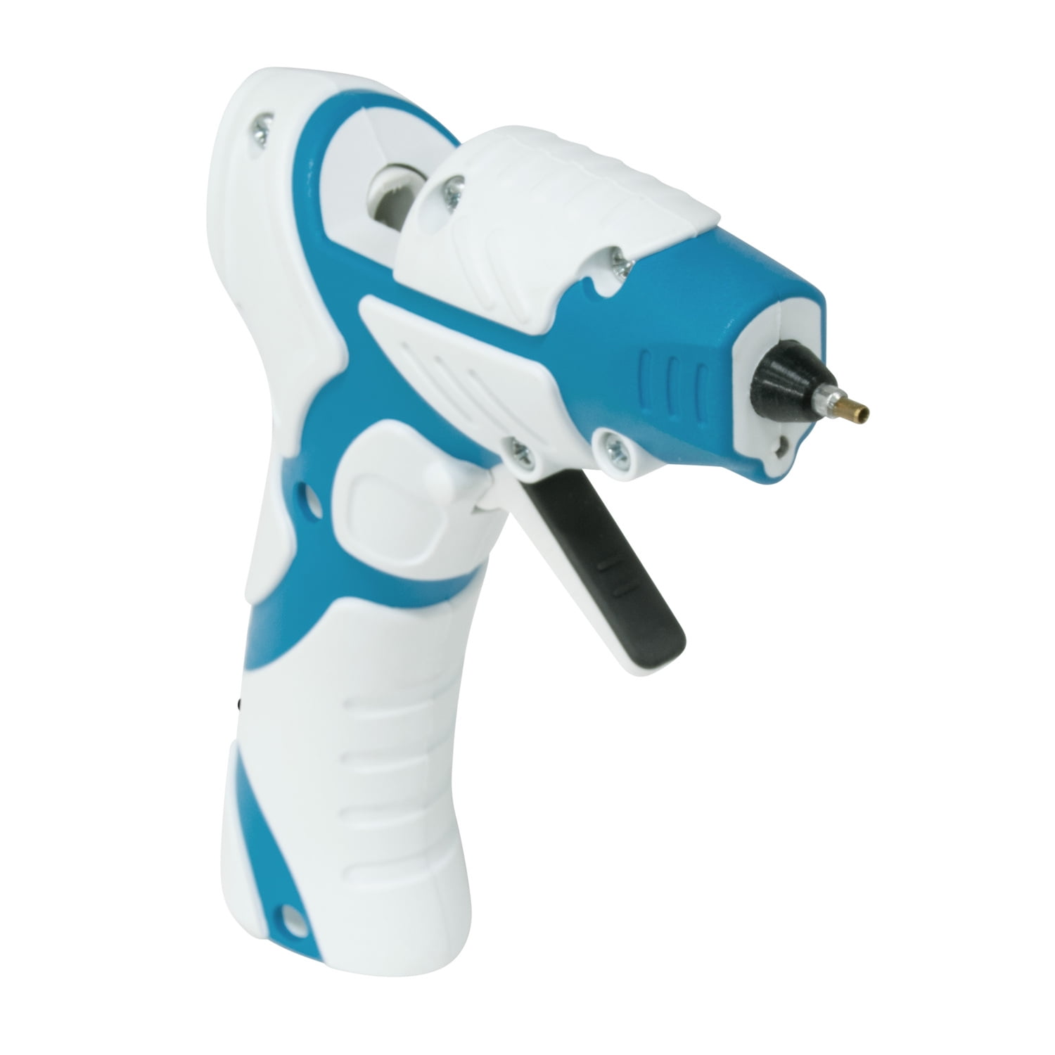 Mini Cordless Hot Glue Gun Precision Nozzle with LED Guiding Light, Anti-Drip (No Stand Needed)