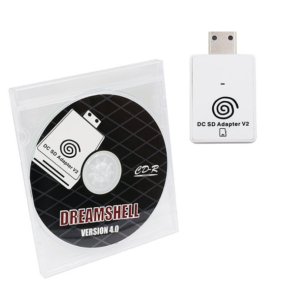 SD/TF Card Adapter Reader V2 SD TF Card Reader Adapter For SEGA For Dreamshell V4.0 SD Card Reader Converter Accessory