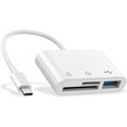 thumbnail image 1 of SD TF Memory Card Reader, Compatible with iPad Pro, MacBook Pro/Air, 3-in-1 USB Camera Card Reader Adapter and More Devices, 1 of 6
