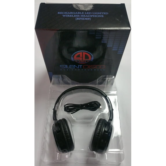 SD Wireless Silent Disco 3 Channels Headphone with One Transmitter