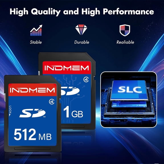 SD card 512MB+1GB, Class 4 flash card MLC standard Secure Digital card camera card