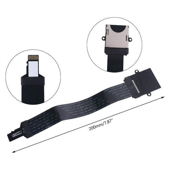 SD card Female to TF micro SD Male Flexible Memory Card Extension cable reader