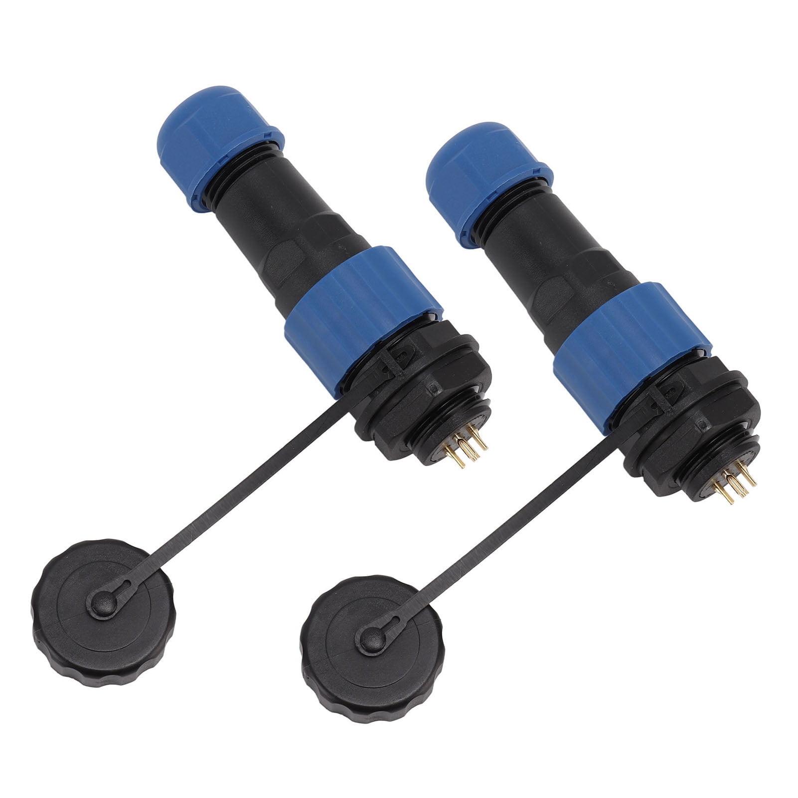 SD16 Waterproof Aviation Connector Female Plug, Male Socket with G3/8 Thread, 4Pin Rear Nut 2