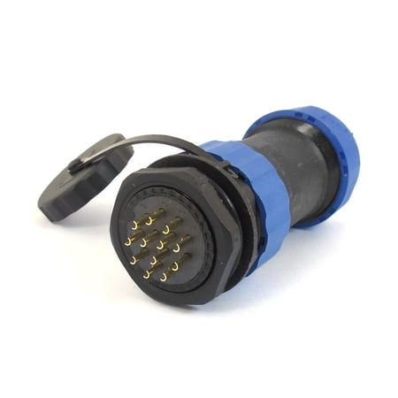 SD28 28mm 12 Pin 12P Round Waterproof Aviation Cable Connector Socket