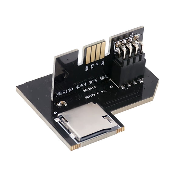SD2SP2 PRO Adapter for Gamecube NGC, SD Load SDL Micro SD Card TF Card Reader, Supports 512GB, ENIG Gold Finish