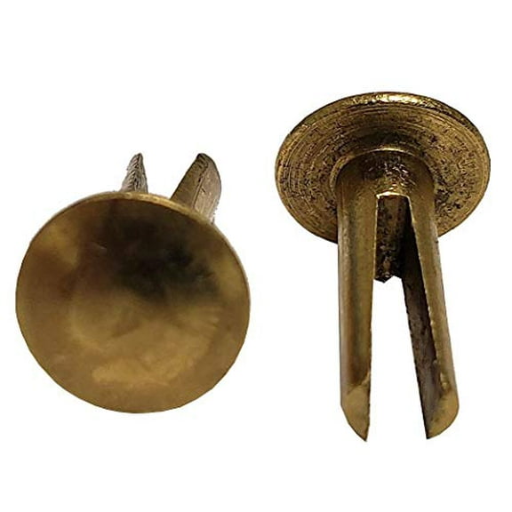 SD3-14-PL 7/64 Dia. X 7/16 Length - Pure Brass Split Rivet (Pack of 500 Pieces)$$Hardware