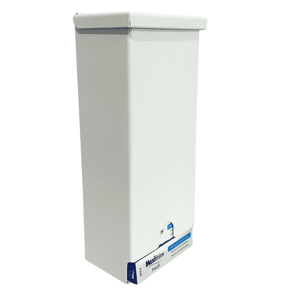 SD3000WH - Wall-Mounted Sanitary Napkin Dispenser, ADA Compatible Vended Style Pads Only, Made in USA