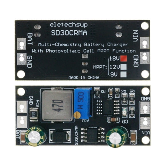 SD30CRMA MPPT Charges Controller with Adjustable Current Outdoor Solar Charges for enhances Solar Panel Efficiency