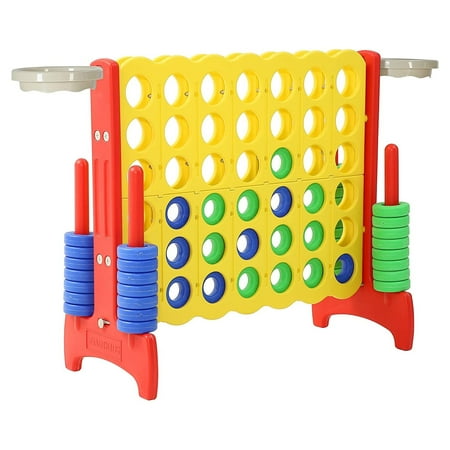SDADI Giant 33 Inch 4-In-A-Row Game and Basketball Activity Floor Game