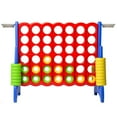 thumbnail image 1 of SDADI Giant 64 Inch 4-In-A-Row Game and Basketball Floor Game, Blue and Red, 1 of 10