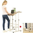thumbnail image 1 of SDADI L101XWFDT Adjustable Height Mobile Standing Office Computer Desk, 1 of 9