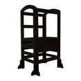 thumbnail image 1 of SDADI LT02B Kids Kitchen Adjustable Height Learning Step Stool, Black, 1 of 7