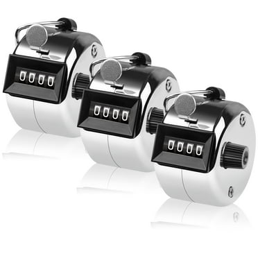 SDARMING tally counter, 4-digit clicker counter, Metal hand tally counters clicker for counting, golf scoring