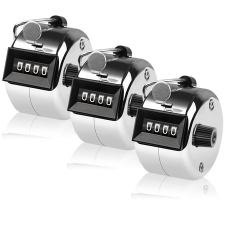 SDARMING tally counter, 4-digit clicker counter, Metal hand tally counters clicker for counting, golf scoring