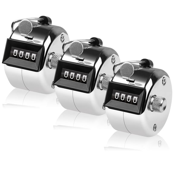 tally counter, 4-digit clicker counter, Metal hand tally counters clicker for counting, golf scoring