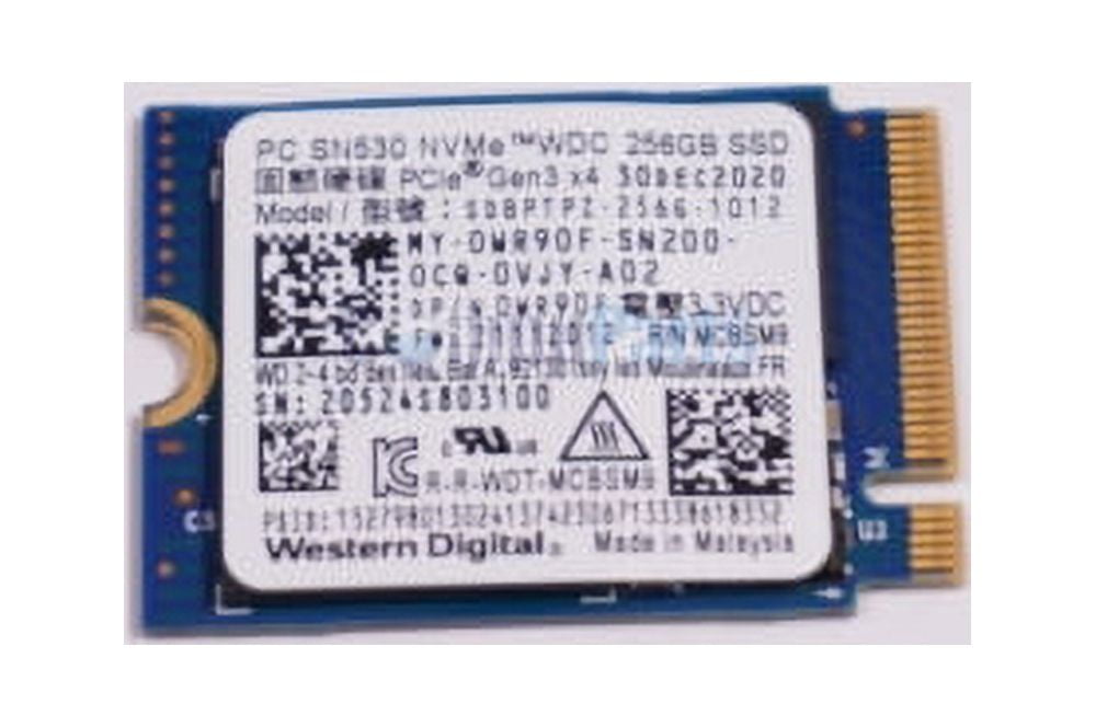 ③-WA100-WD NVMe 256GB SSD 4点 SDBPTPZ-256G-Western-Digital-
