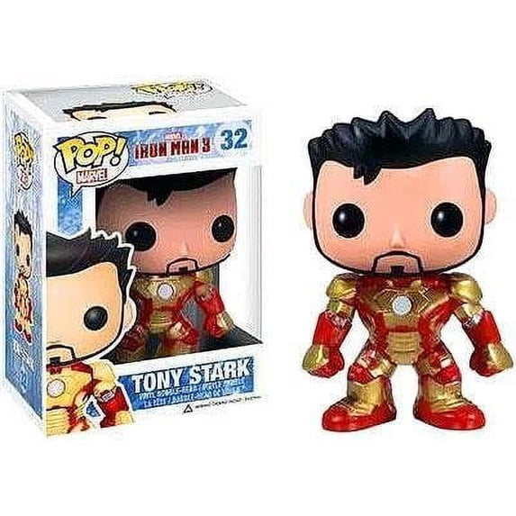 SDCC 2013 FUNKO POP IRON MAN 3 Mark 32 Unmasked Tony Stark Figure