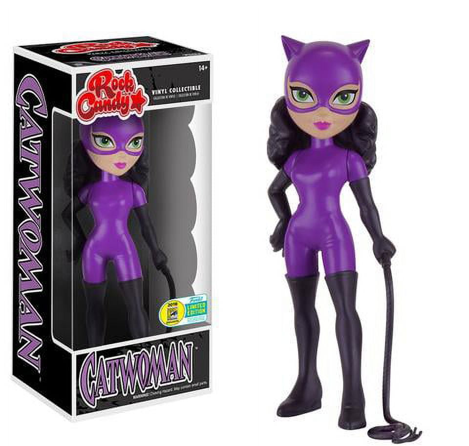 SDCC 2016 Exclusive Rock Candy Catwoman (Purple Suit) Vinyl Figure