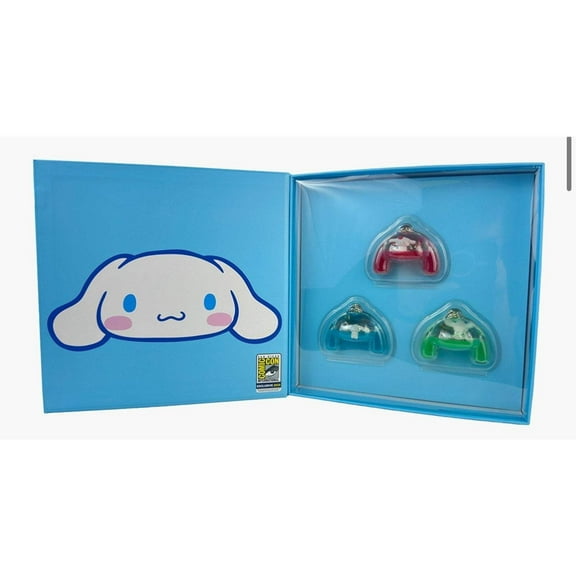 SDCC 2025 UCC Distributing Sanrio Cinnamoroll Tsunameez 3 Pack Set Comic Con