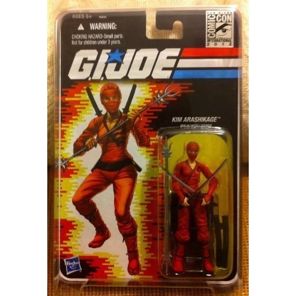 SDCC San Diego Comic Con Exclusive GI Joe Jinx Kim Arashikage Red Versions