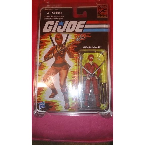 SDCC San Diego Comic Con Exclusive GI Joe Jinx Kim Arashikage Red Versions