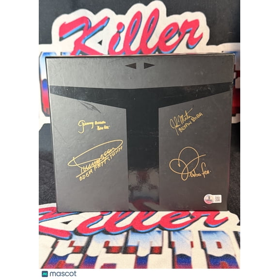 SDCC Star Wars The Black Series Boba Fett Auto by Bulloch, Beer, Logan, Morton