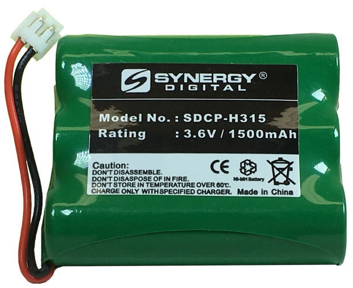 Synergy Digital SDCPH315 NiMH, 3.6 Volt, 1500 mAh, Ultra Hi