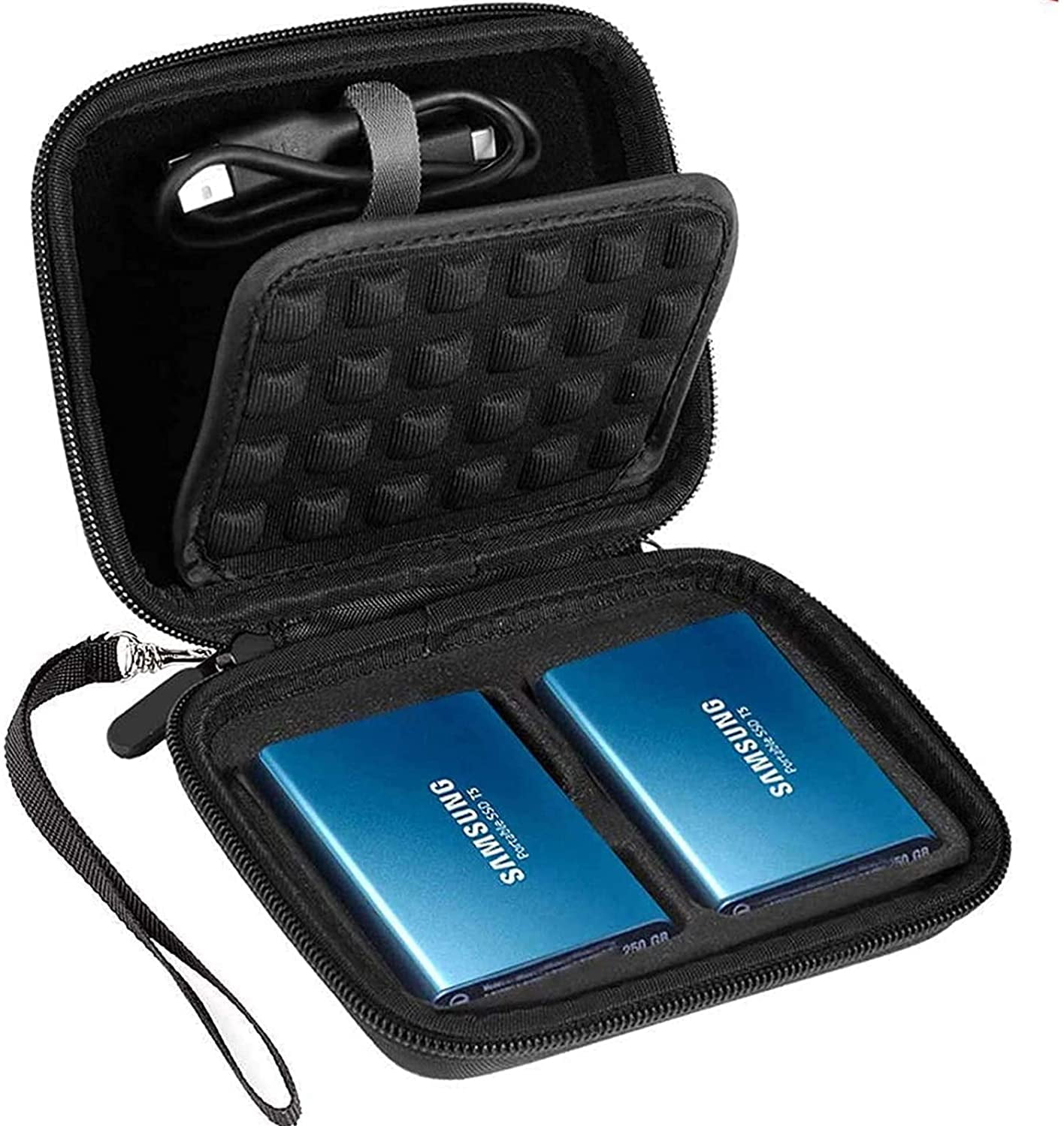 SDD External Drive Case for Samsung T5 T3/ for Seagate Portable Hard Drive  and Accessories, Box Only