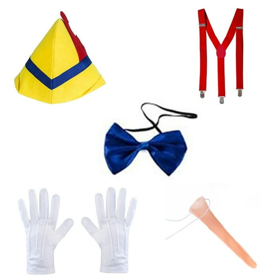 SDFGTstore 1/5Pieces Puppet Costume Puppet Costume Storybook Fairys Tale Puppet Costume for Dress Up Party