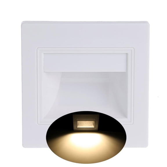 SDFGTstore 1.5W LED Recessed Light Pathway for Path Stair Step Wall Garden Indoor Outdoor L