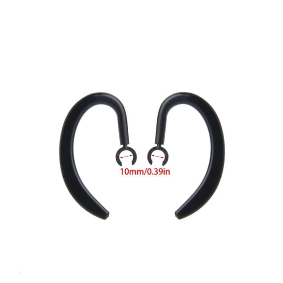 SDFGTstore 1 Pair Soft Silicone Earhooks Anti-slip Ear Hook Earphone Holders Earloop Wings Cover Retractable Clip Case Durable