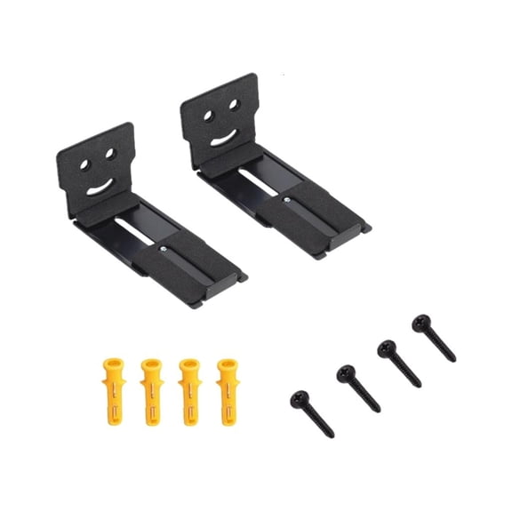 SDFGTstore 1 Set Soundbar Wall Mount Bracket with Screws For Home Entertainment Systems