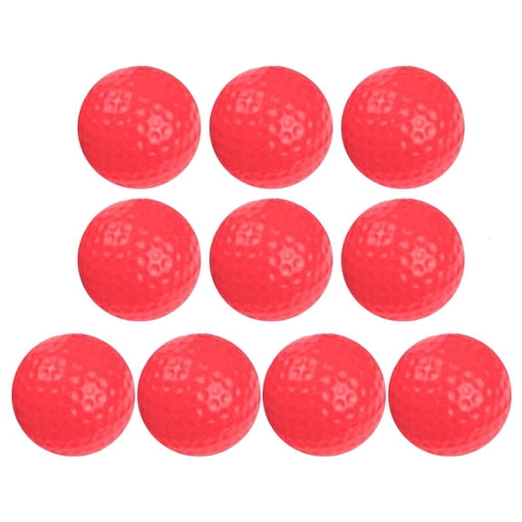 SDFGTstore 10Pcs Foams Golf Ball PU Practice Golf Ball Limited Flight Practice Golf Ball