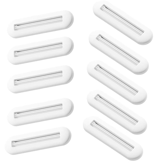 SDFGTstore 10Pcs Manual Toothpaste Dispenser Cream Tube Squeezer for Senior and Kids Adult
