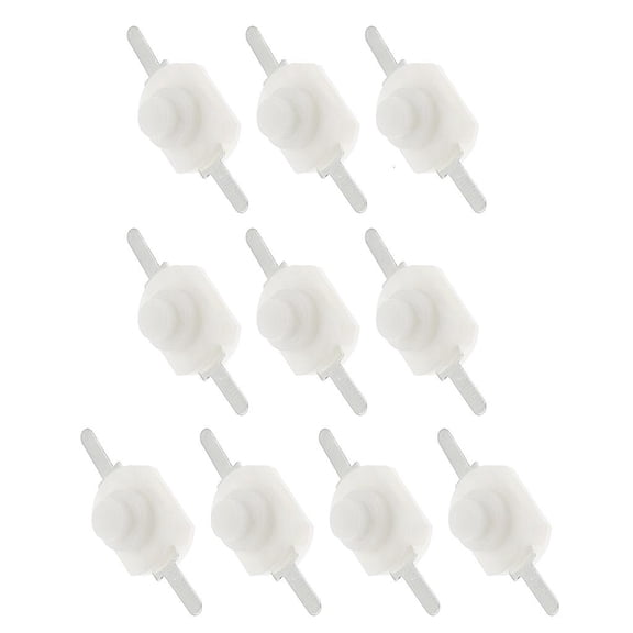 SDFGTstore 10Pcs Wear Resistant Latching On Off Torch Push Button Switches for Tools, Lamp
