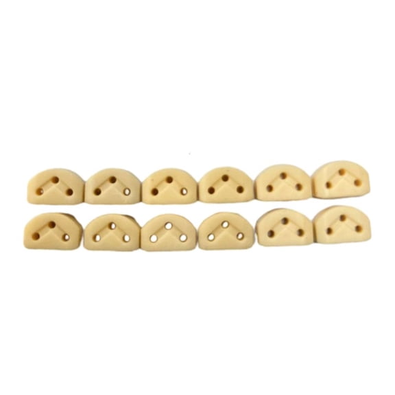 SDFGTstore 12Pcs Classical Guitar Rollers String Trees Guitar String Ties Bridge Beads for Acoustic Guitar & Nylon String Guitar