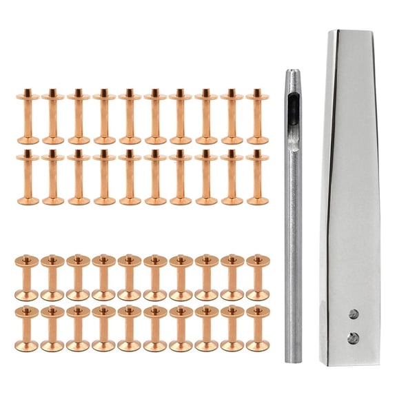 SDFGTstore 14/19mm Riveting Tubular Metal Studs with Punch Pliers Set Nail Installation Tool for DIY Craft Replacement Riveting Double Cap Tubular Metal Studs with Punch Pliers Fixing Set