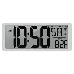 SDFGTstore 14'' Digital Clock with Oversized Digits, Date and Indoor Temperature Function for Home or Office Easy to Read