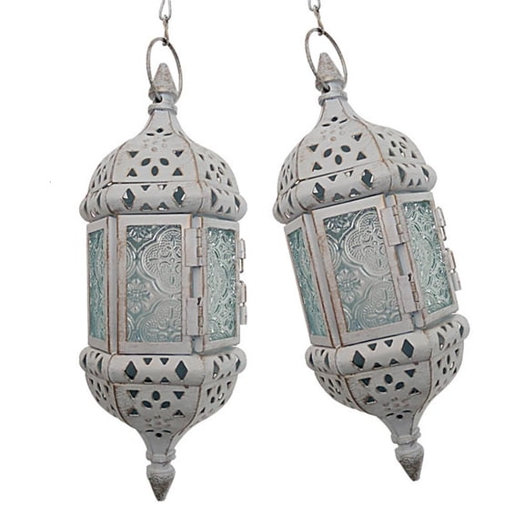 SDFGTstore 2 Pack Artistic Unique Iron Hanging Decors Candle Holders with Multiple Use Suitable for Wall Ceiling Mount Simple Setups